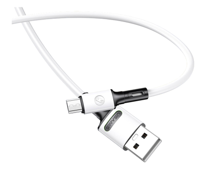 Kabel USAMS Kabel U52 microUSB 2A Fast Charge 1m biały SJ435USB01